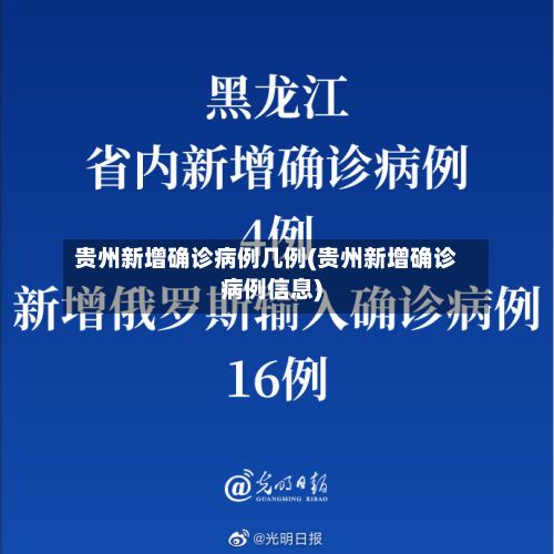 贵州新增确诊病例几例(贵州新增确诊病例信息)-第2张图片