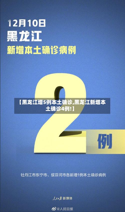 【黑龙江增5例本土确诊,黑龙江新增本土确诊4例!】