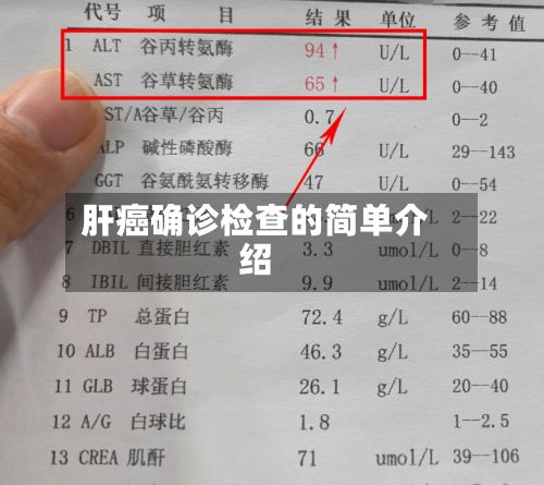 肝癌确诊检查的简单介绍
