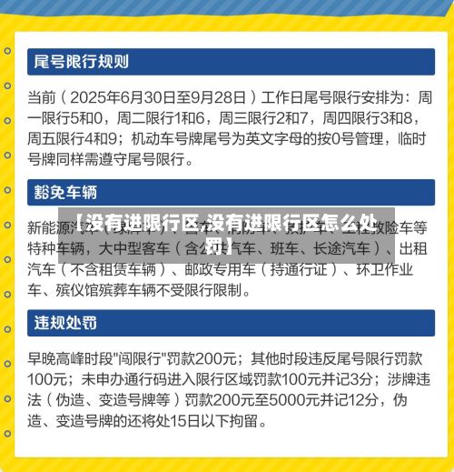 【没有进限行区,没有进限行区怎么处罚】-第2张图片