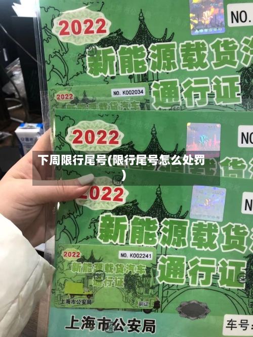 下周限行尾号(限行尾号怎么处罚)-第3张图片