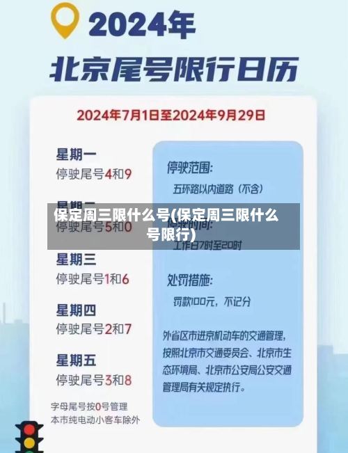 保定周三限什么号(保定周三限什么号限行)-第2张图片