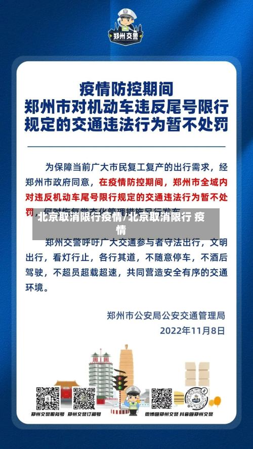 北京取消限行疫情/北京取消限行 疫情
