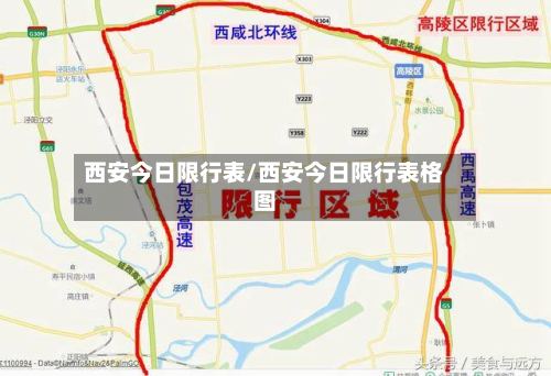 西安今日限行表/西安今日限行表格图
