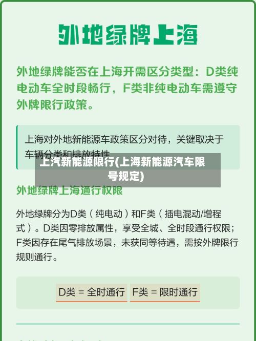 上汽新能源限行(上海新能源汽车限号规定)-第2张图片