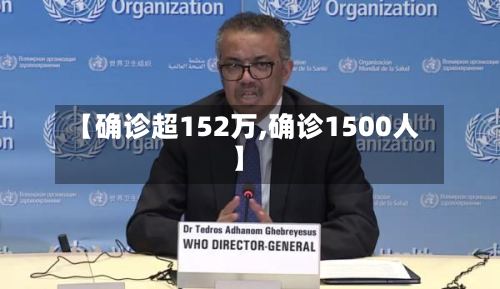 【确诊超152万,确诊1500人】