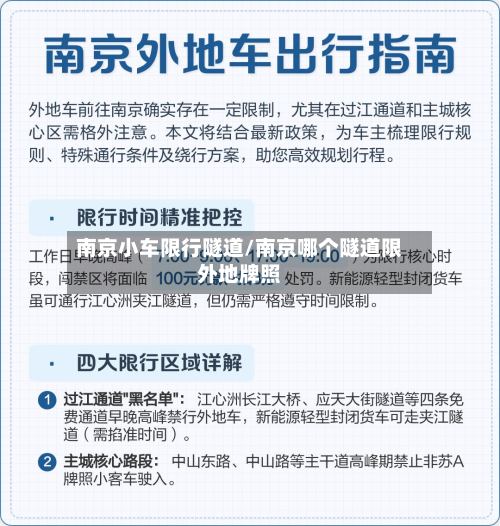 南京小车限行隧道/南京哪个隧道限外地牌照-第2张图片