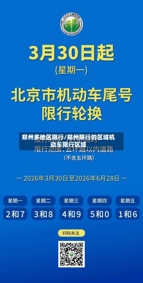 郑州多地区限行/郑州限行的区域机动车限行区域