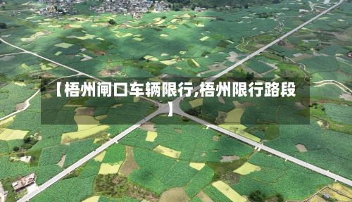 【梧州闸口车辆限行,梧州限行路段】