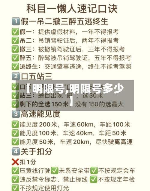 【明限号,明限号多少】-第2张图片