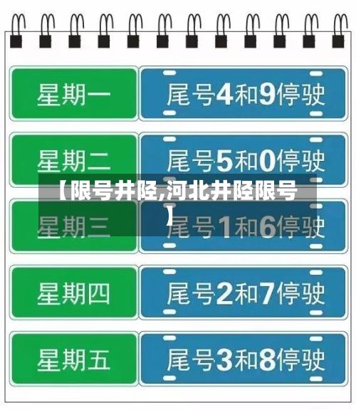 【限号井陉,河北井陉限号】-第3张图片