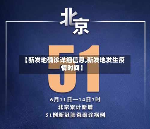 【新发地确诊详细信息,新发地发生疫情时间】-第2张图片