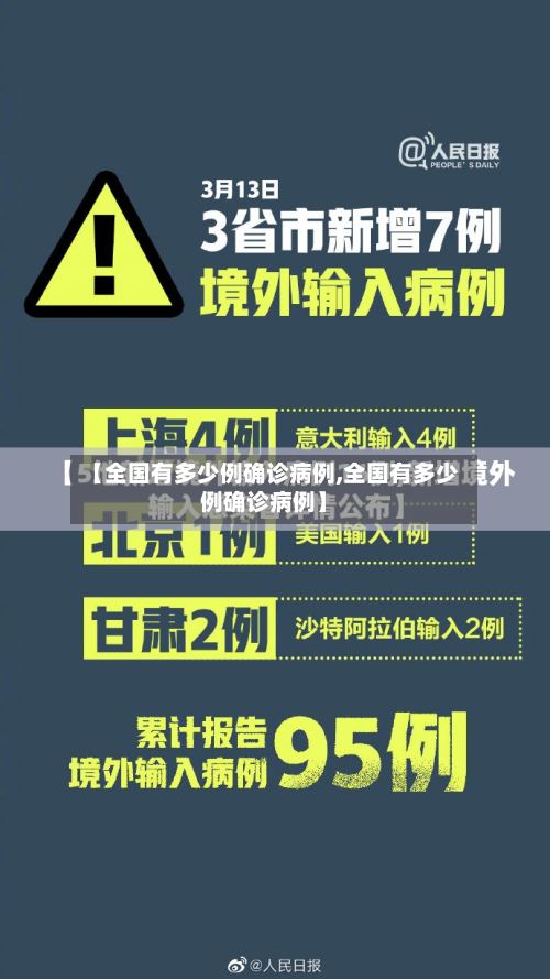【全国有多少例确诊病例,全国有多少例确诊病例】-第3张图片