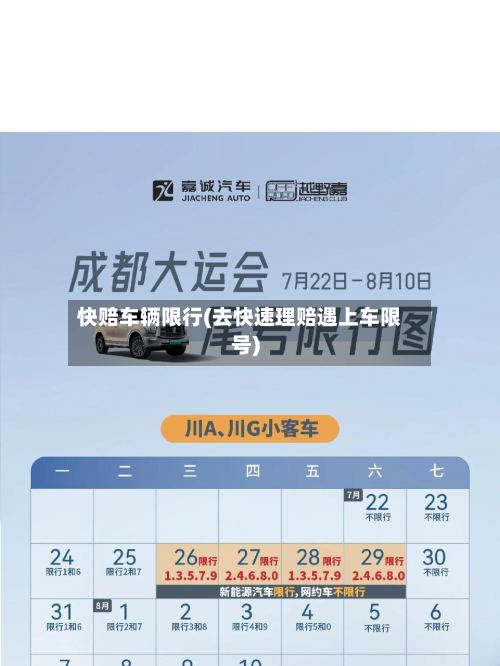 快赔车辆限行(去快速理赔遇上车限号)