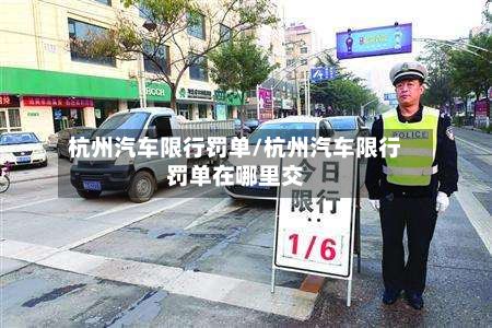 杭州汽车限行罚单/杭州汽车限行罚单在哪里交