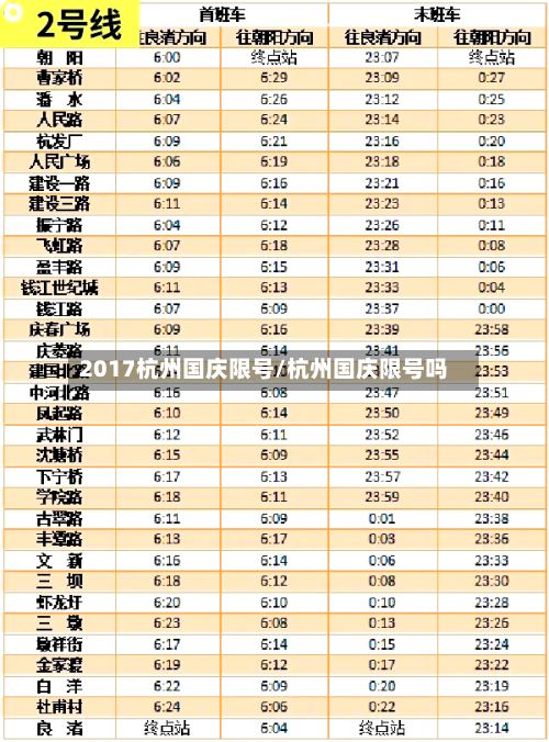 2017杭州国庆限号/杭州国庆限号吗