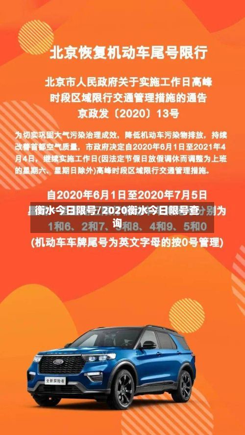 衡水今日限号/2020衡水今日限号查询