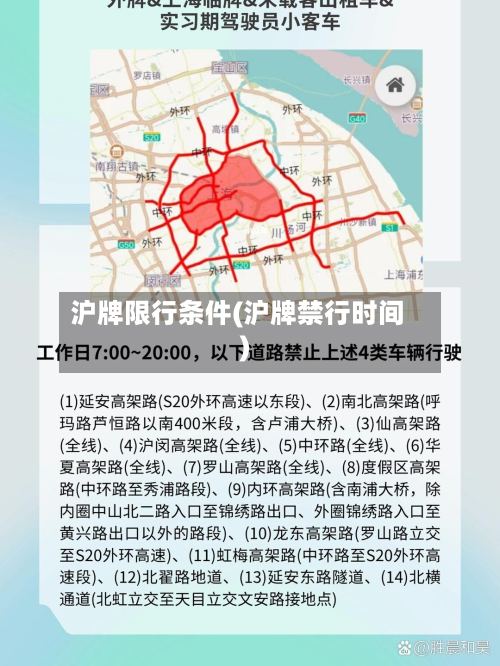 沪牌限行条件(沪牌禁行时间)
