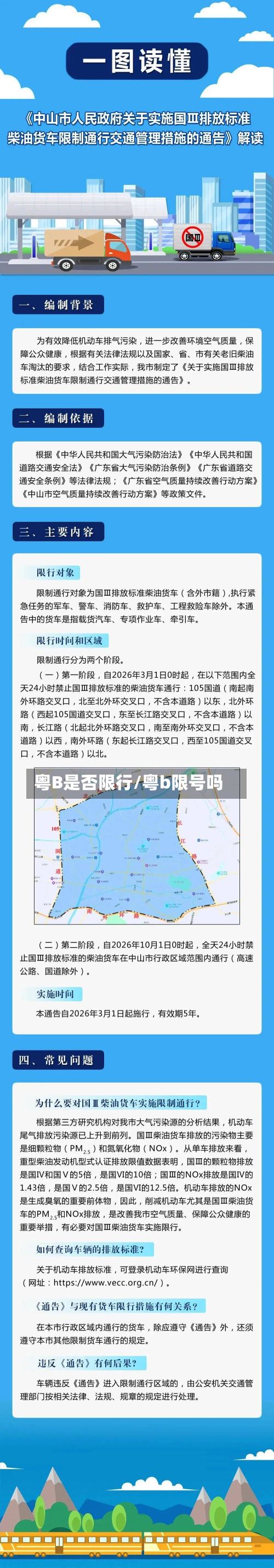 粤B是否限行/粤b限号吗