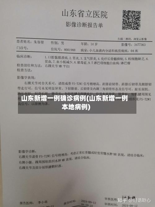山东新增一例确诊病例(山东新增一例本地病例)-第2张图片