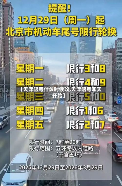 【天津限号什么时候改,天津限号哪天开始】-第2张图片