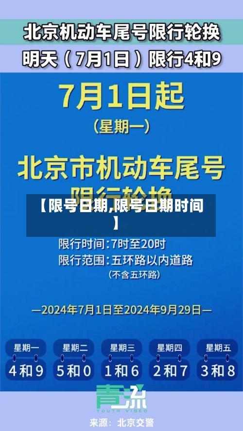 【限号日期,限号日期时间】-第3张图片