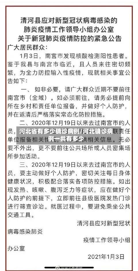 河北省有多少确诊病例/河北确诊病例一共有多少