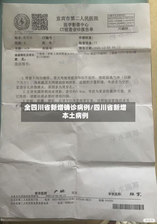 全四川省新增确诊病例/四川省新增本土病例