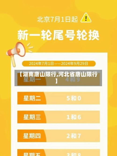 【湖南唐山限行,河北省唐山限行】