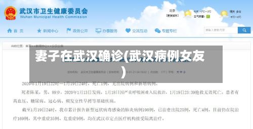 妻子在武汉确诊(武汉病例女友)-第2张图片