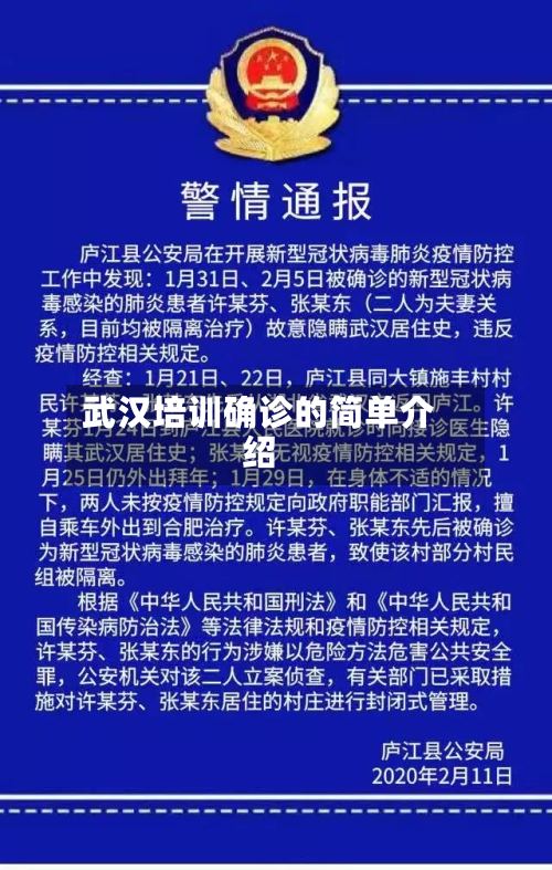 武汉培训确诊的简单介绍-第2张图片
