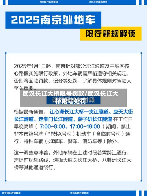 武汉长江大桥限号罚款/武汉长江大桥限号处罚